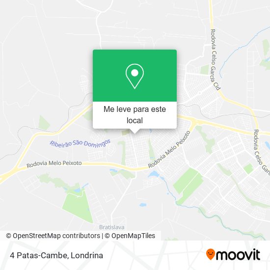 4 Patas-Cambe mapa