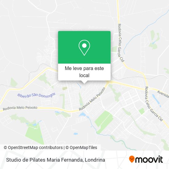 Studio de Pilates Maria Fernanda mapa