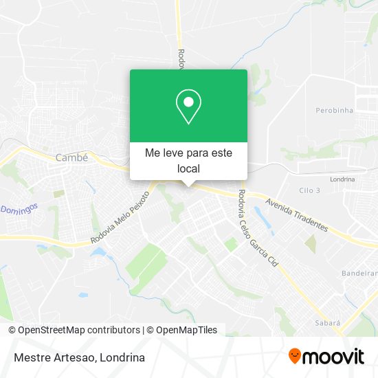 Mestre Artesao mapa