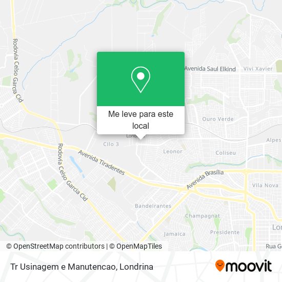 Tr Usinagem e Manutencao mapa