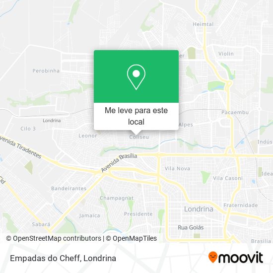 Empadas do Cheff mapa