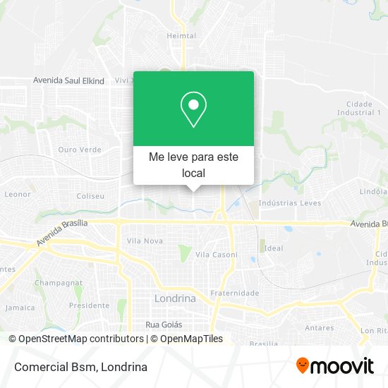 Comercial Bsm mapa