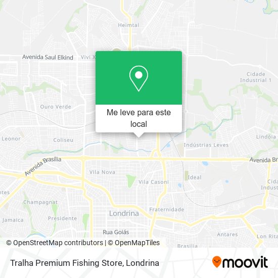 Tralha Premium Fishing Store mapa