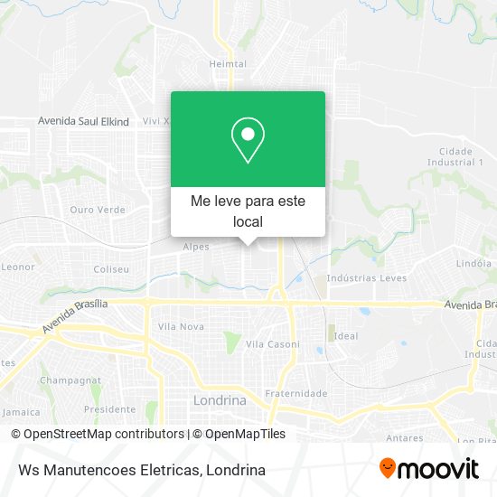 Ws Manutencoes Eletricas mapa