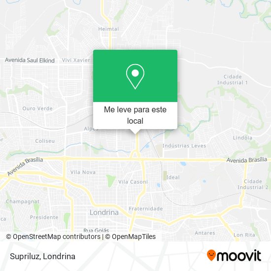 Supriluz mapa