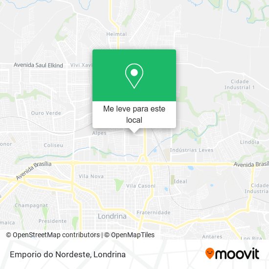 Emporio do Nordeste mapa