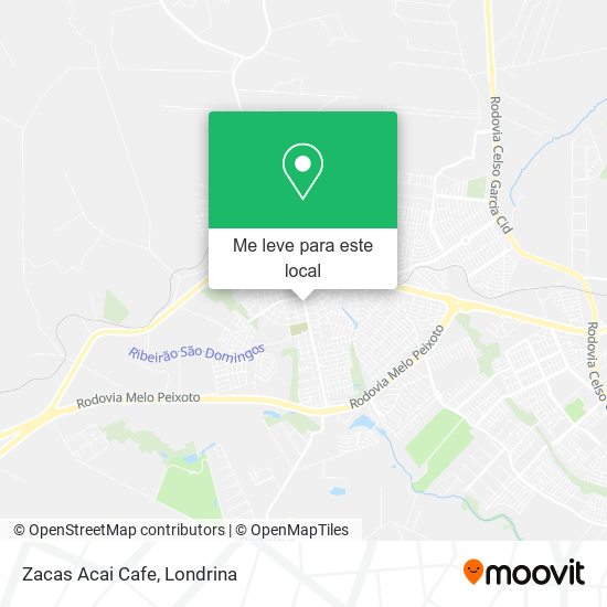 Zacas Acai Cafe mapa