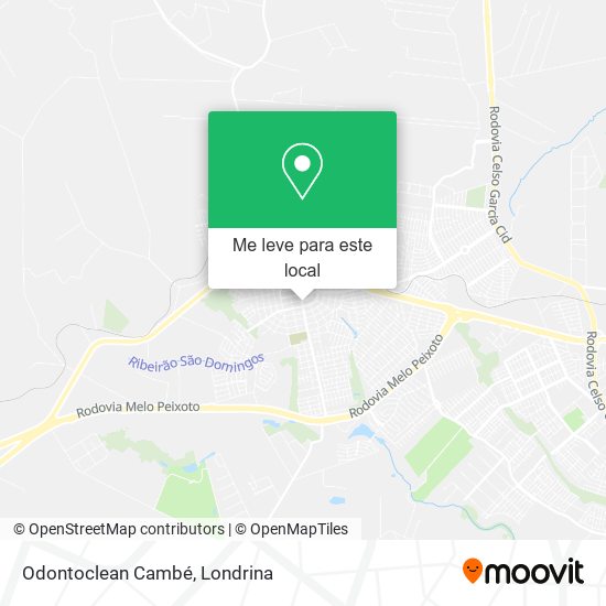 Odontoclean Cambé mapa