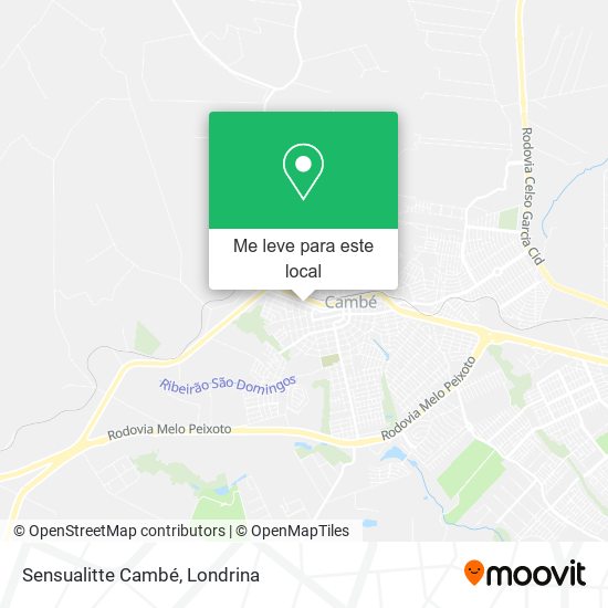 Sensualitte Cambé mapa