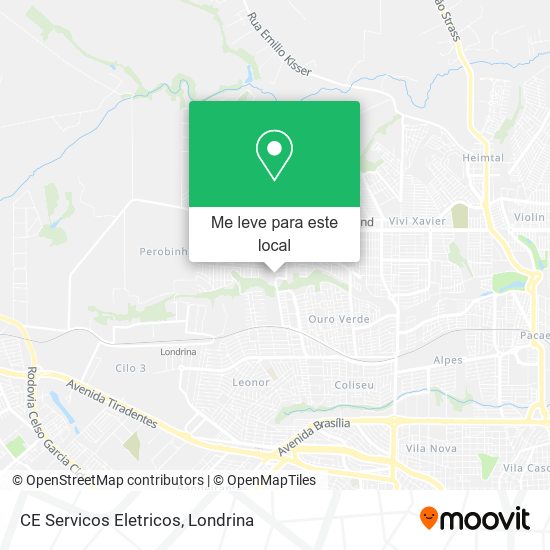 CE Servicos Eletricos mapa