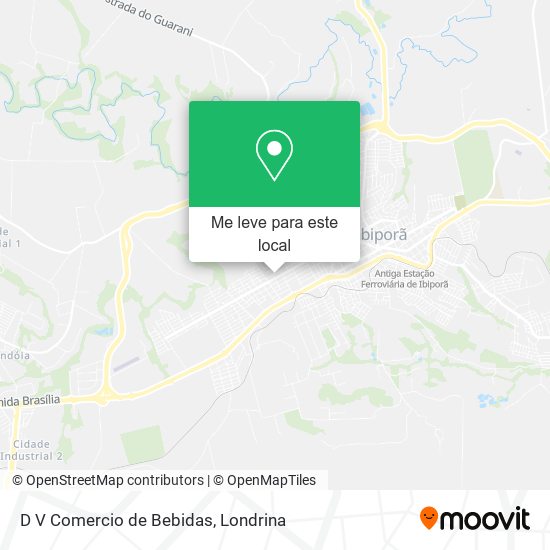 D V Comercio de Bebidas mapa