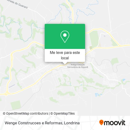 Wenge Construcoes e Reformas mapa