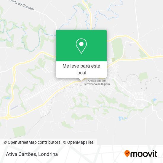 Ativa Cartões mapa