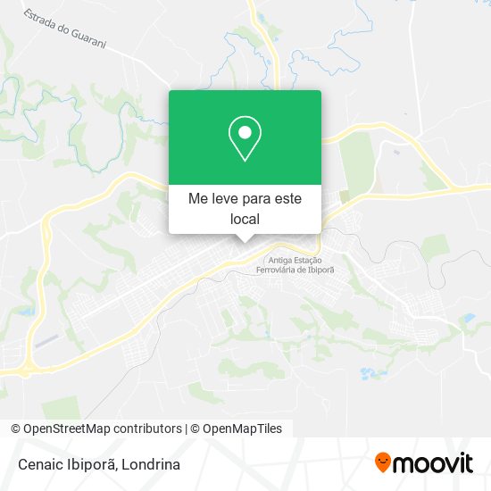 Cenaic Ibiporã mapa