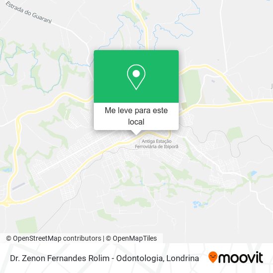 Dr. Zenon Fernandes Rolim - Odontologia mapa