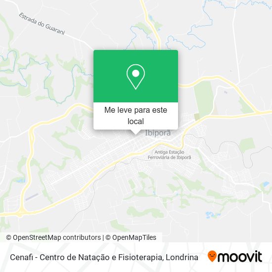 Cenafi - Centro de Natação e Fisioterapia mapa