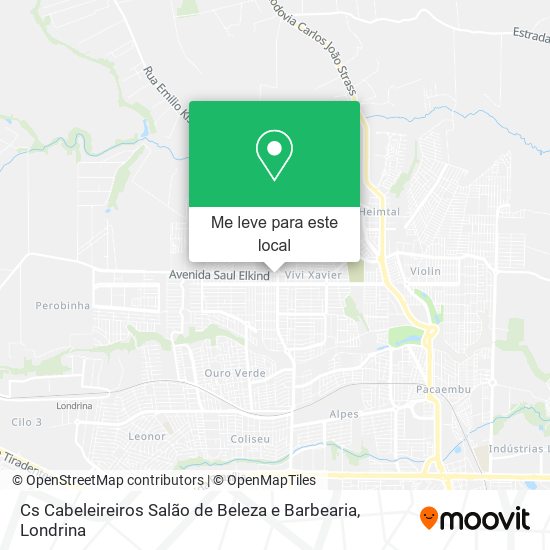 Cs Cabeleireiros Salão de Beleza e Barbearia mapa