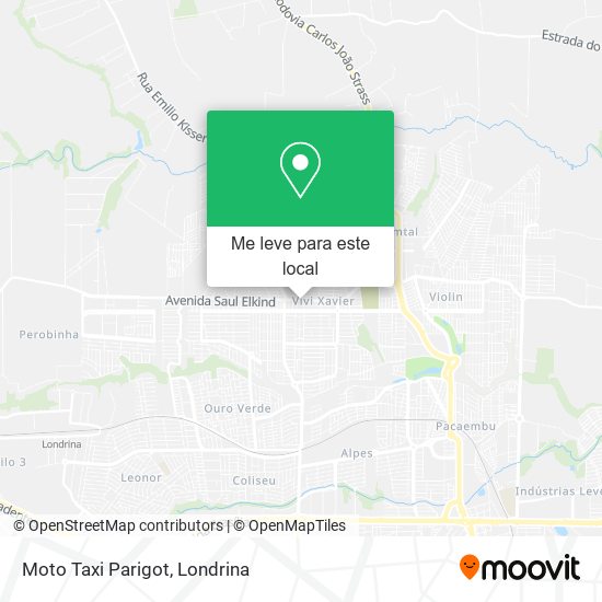 Moto Taxi Parigot mapa