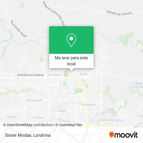 Sister Modas mapa