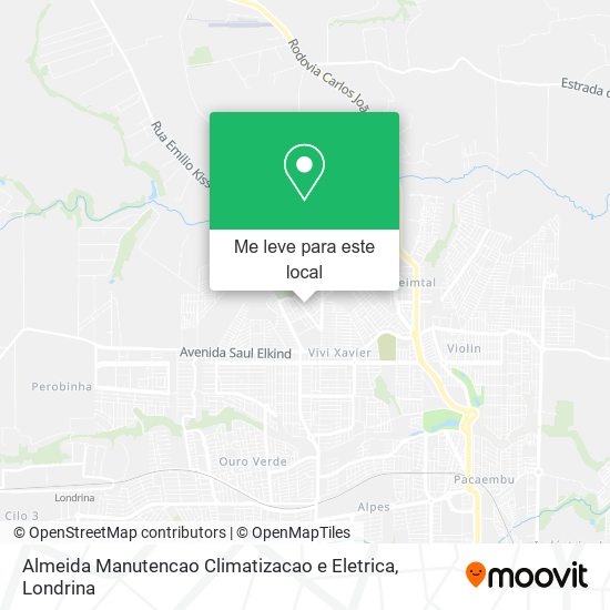 Almeida Manutencao Climatizacao e Eletrica mapa