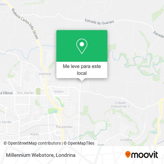 Millennium Webstore mapa