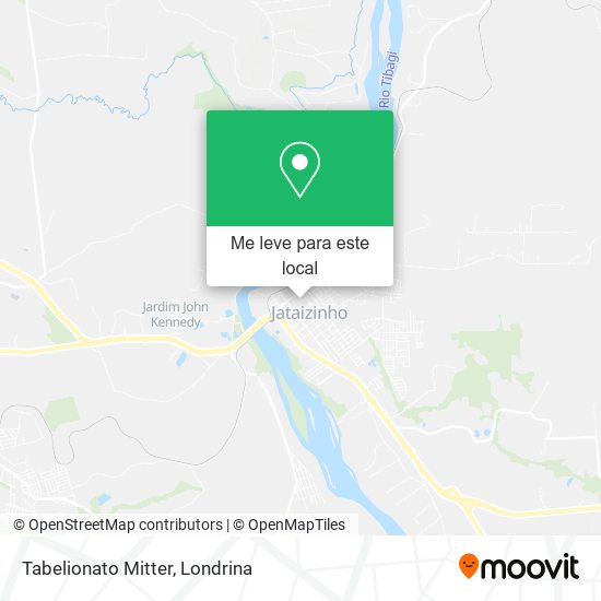 Tabelionato Mitter mapa
