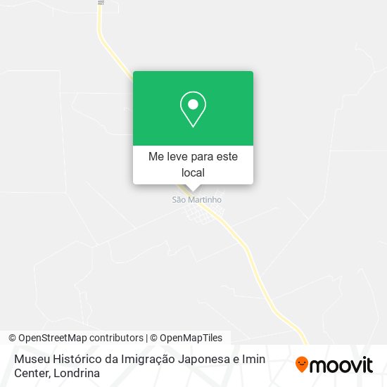 Museu Histórico da Imigração Japonesa e Imin Center mapa