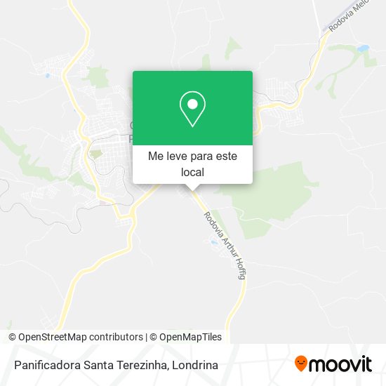 Panificadora Santa Terezinha mapa