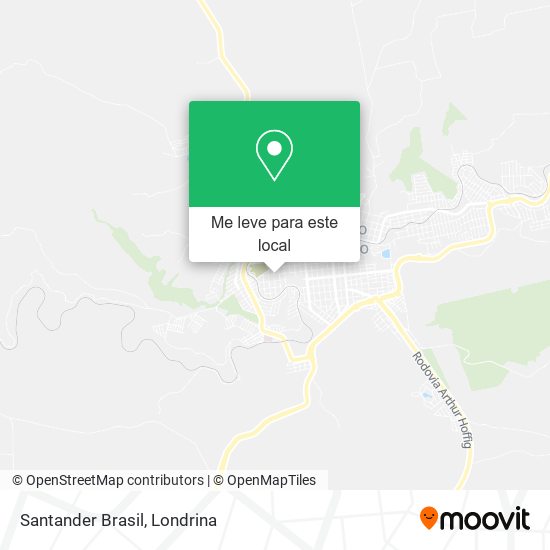 Santander Brasil mapa