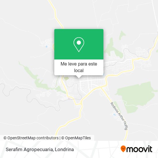 Serafim Agropecuaria mapa