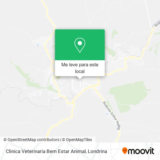 Clinica Veterinaria Bem Estar Animal mapa