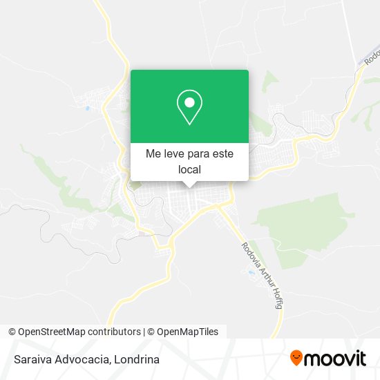 Saraiva Advocacia mapa