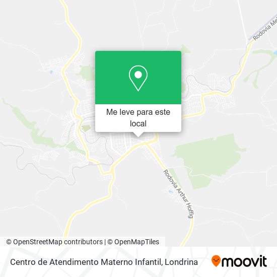 Centro de Atendimento Materno Infantil mapa