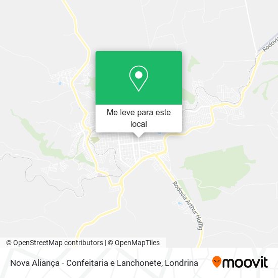 Nova Aliança - Confeitaria e Lanchonete mapa