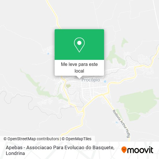 Apebas - Associacao Para Evolucao do Basquete mapa