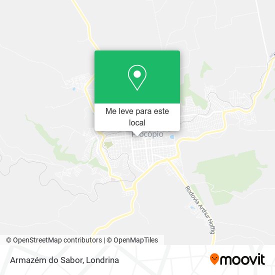 Armazém do Sabor mapa