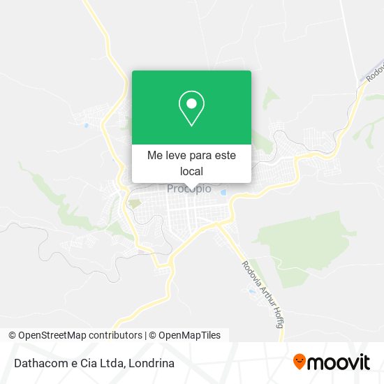 Dathacom e Cia Ltda mapa