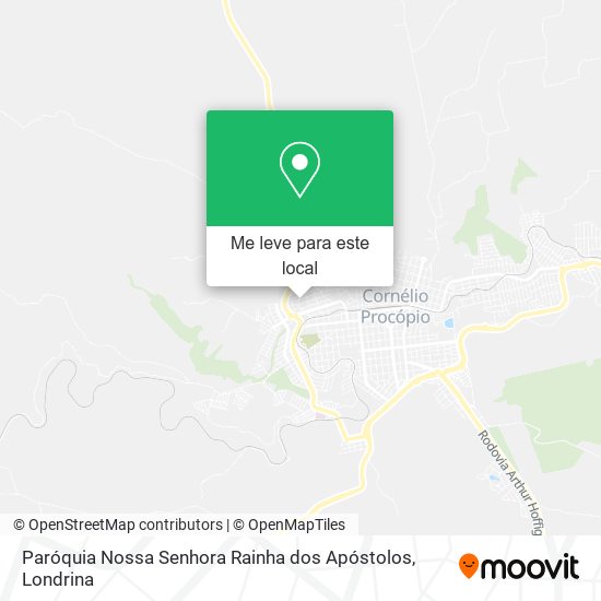 Paróquia Nossa Senhora Rainha dos Apóstolos mapa