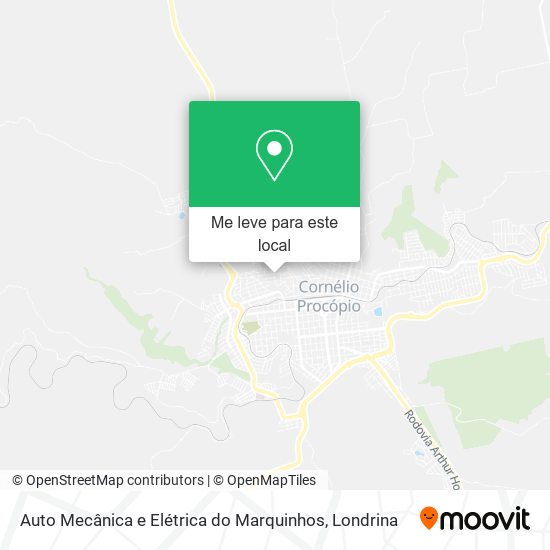 Auto Mecânica e Elétrica do Marquinhos mapa