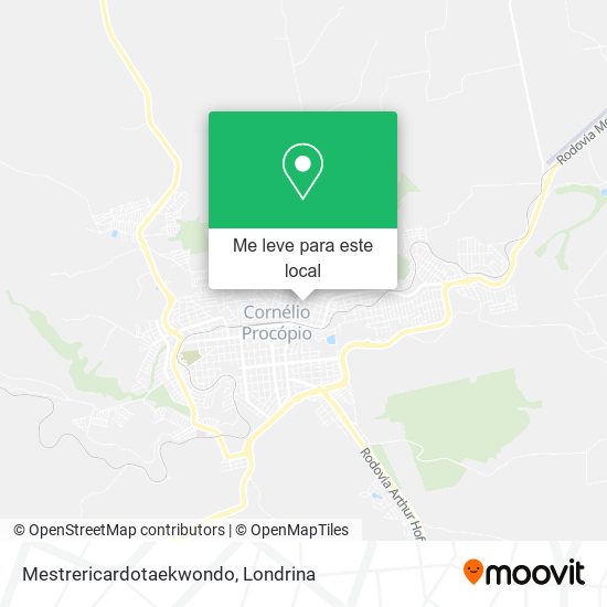 Mestrericardotaekwondo mapa