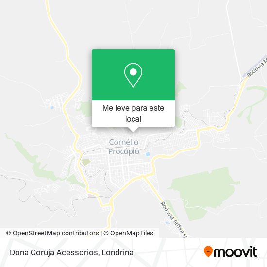 Dona Coruja Acessorios mapa