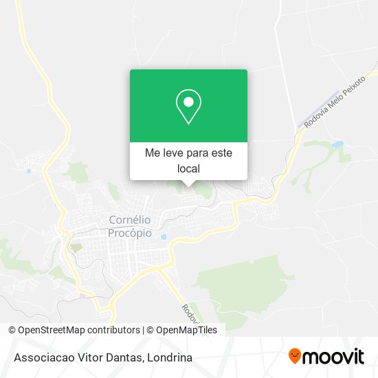 Associacao Vitor Dantas mapa