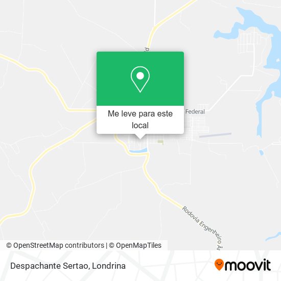 Despachante Sertao mapa