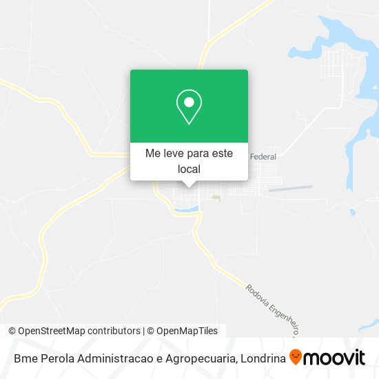 Bme Perola Administracao e Agropecuaria mapa