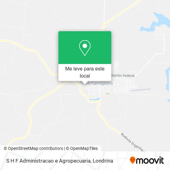 S H F Administracao e Agropecuaria mapa