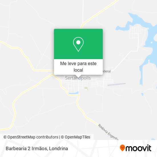 Barbearia 2 Irmãos mapa