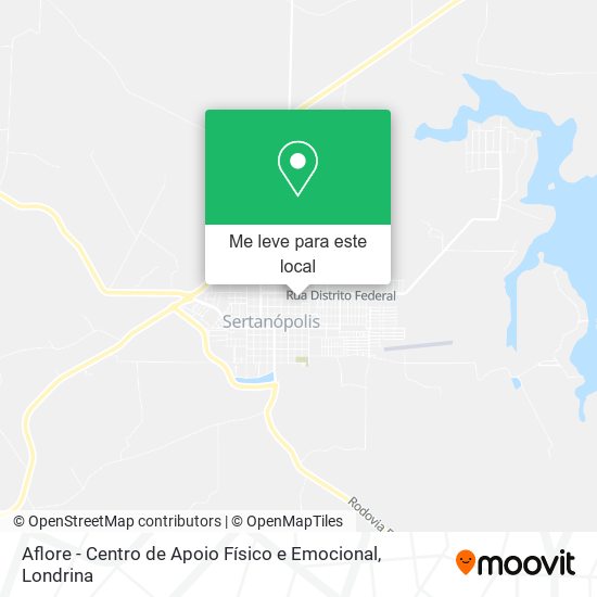 Aflore - Centro de Apoio Físico e Emocional mapa