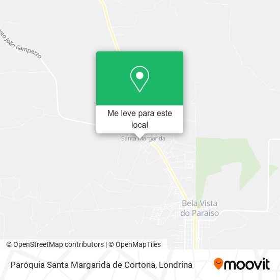 Paróquia Santa Margarida de Cortona mapa
