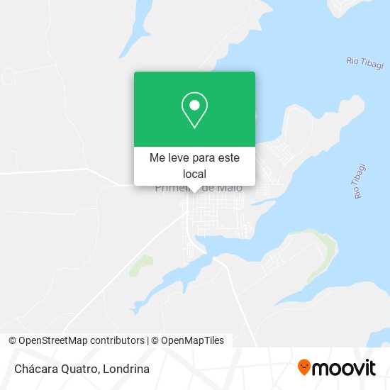 Chácara Quatro mapa