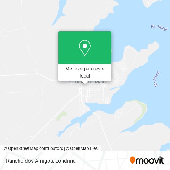 Rancho dos Amigos mapa
